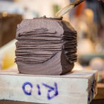 Patricia Shone in her studio 2018